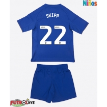 Camiseta Leicester City Oliver Skipp #22 Primera Equipación para niños 2025-26 manga corta (+ pantalones cortos)